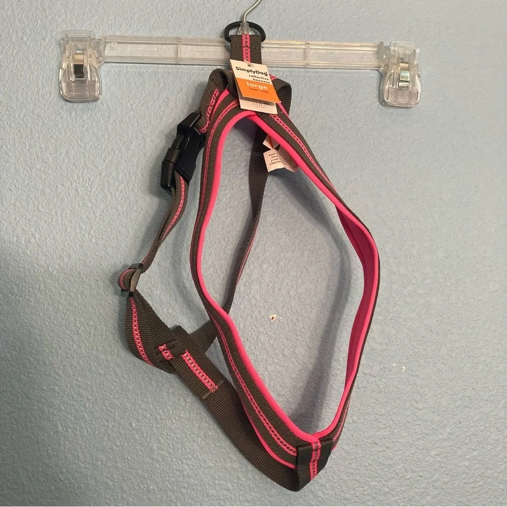Simply Dog - Dog Harness - NWT - Pink/Gray